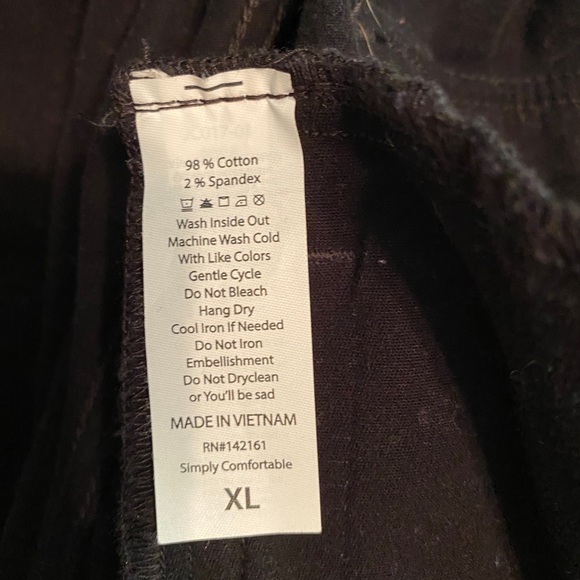 Black Lularoe Kenny Denim Jean Jacket XL - Picture 5 of 5